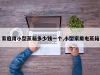 家庭用小型蒸箱多少钱一个,小型家用电蒸箱